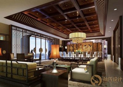 中式风格商务酒店照明设计方案2018|商务酒店灯光设计案例展示