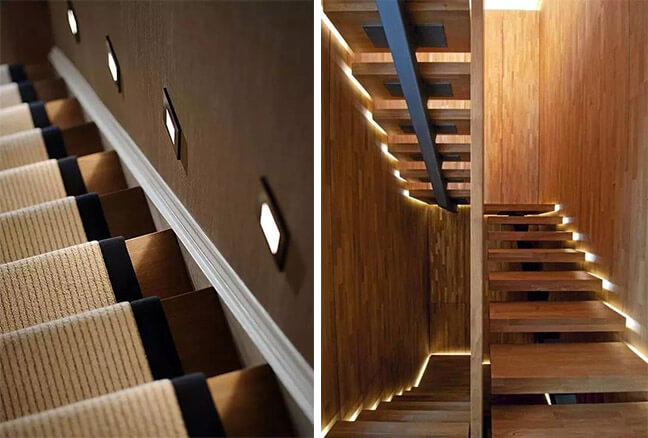  别墅楼梯照明设计