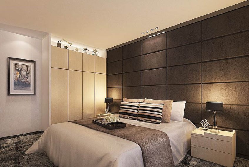 现代风格卧室照明设计方案