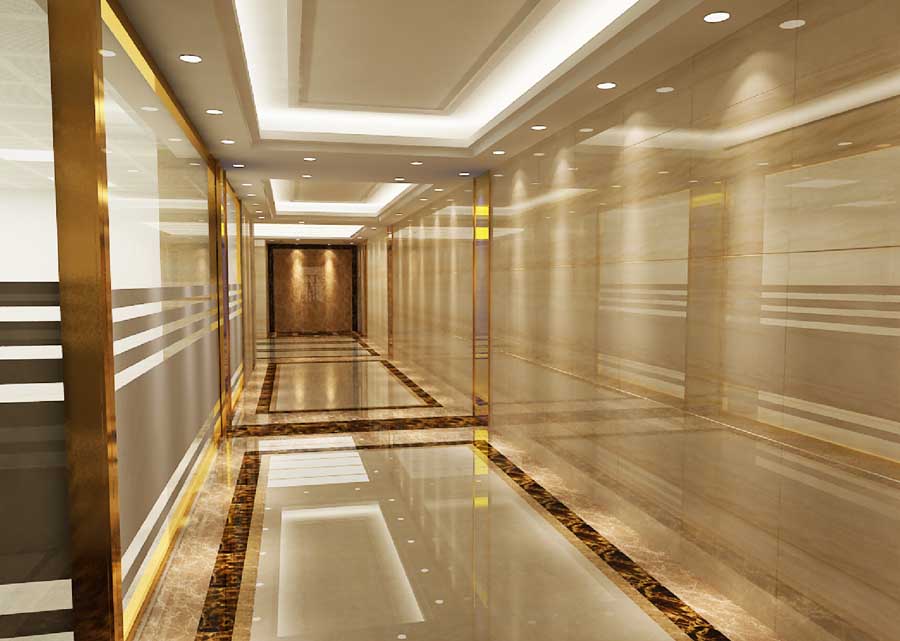 高档酒店客房走廊灯光设计方案