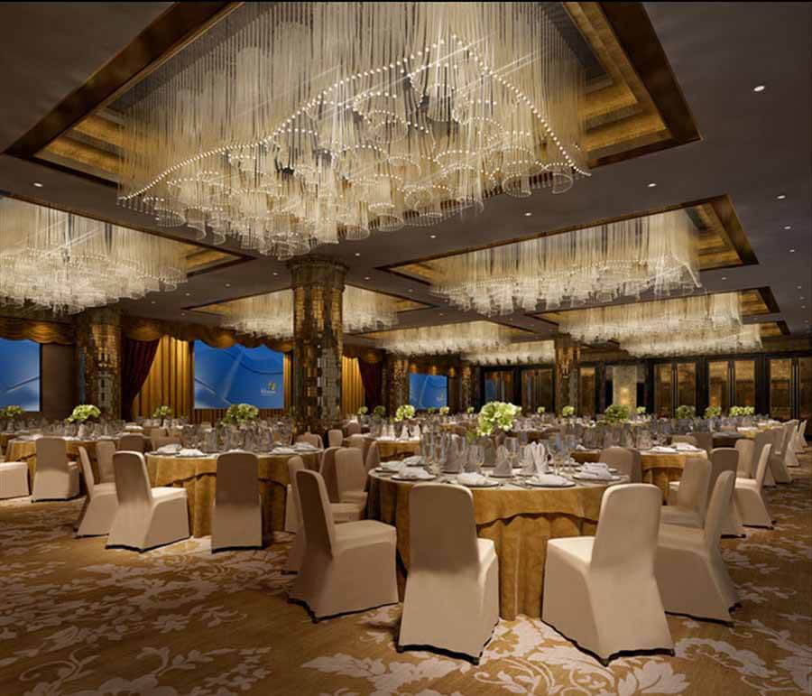 大型酒店宴会厅照明设计方案 公司 苏州