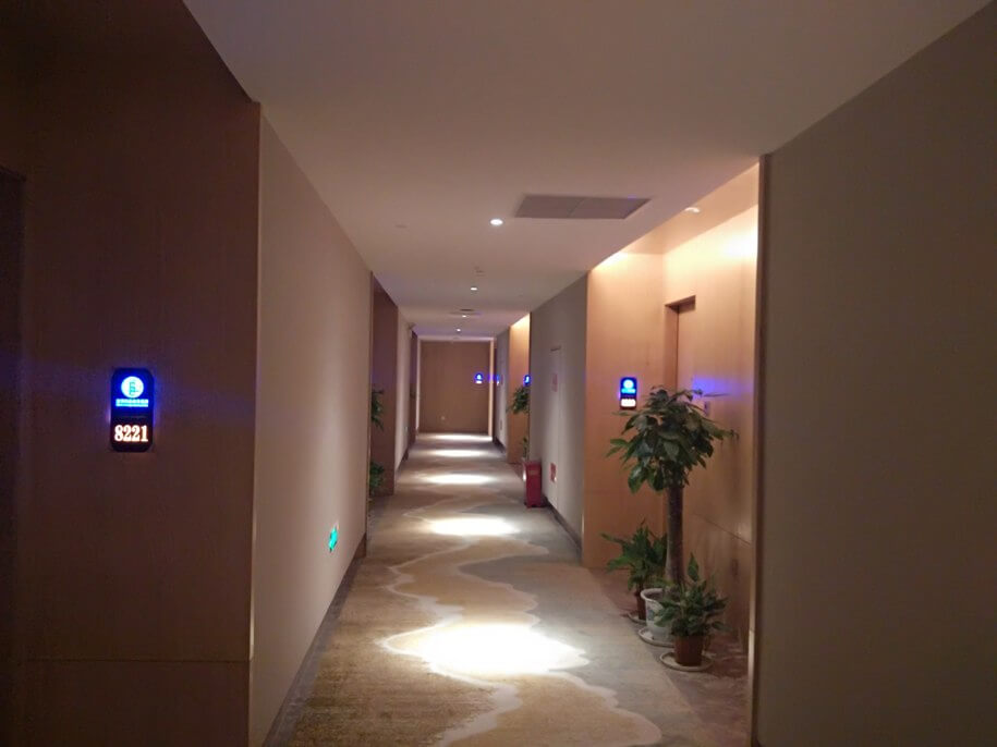 商务酒店客房走廊照明设计方案