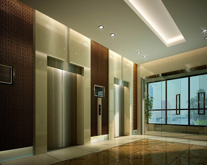 酒店电梯厅照明设计 方案 公司