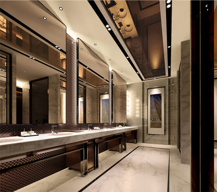 酒店洗手间照明设计-公共区域
