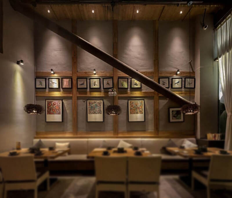 仿古中式餐厅灯光设计方案