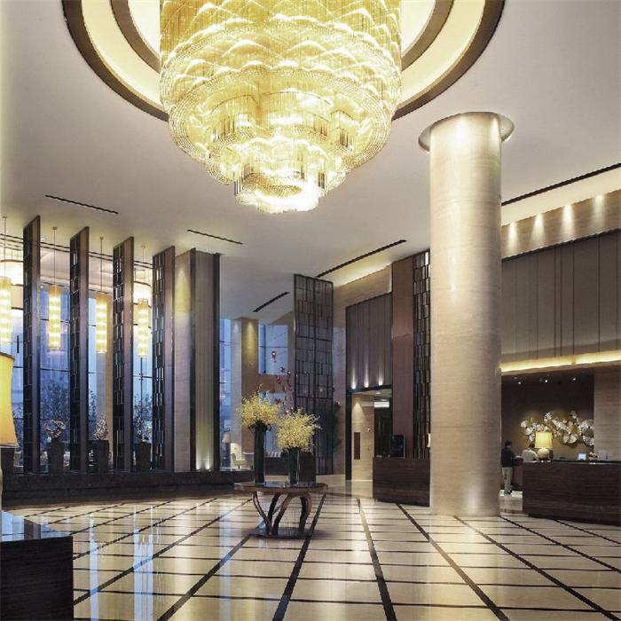 酒店大堂水晶灯照明设计定制解决方案