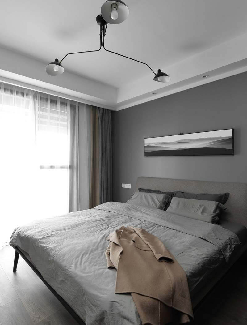 现代风格别墅卧室灯光设计方案