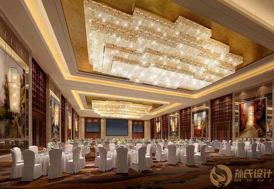 五星级酒店宴会厅 商务会议厅 餐厅灯光设计及灯具参数要求
