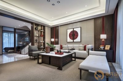 2018现代中式风格高档别墅室内照明设计方案 案例展示