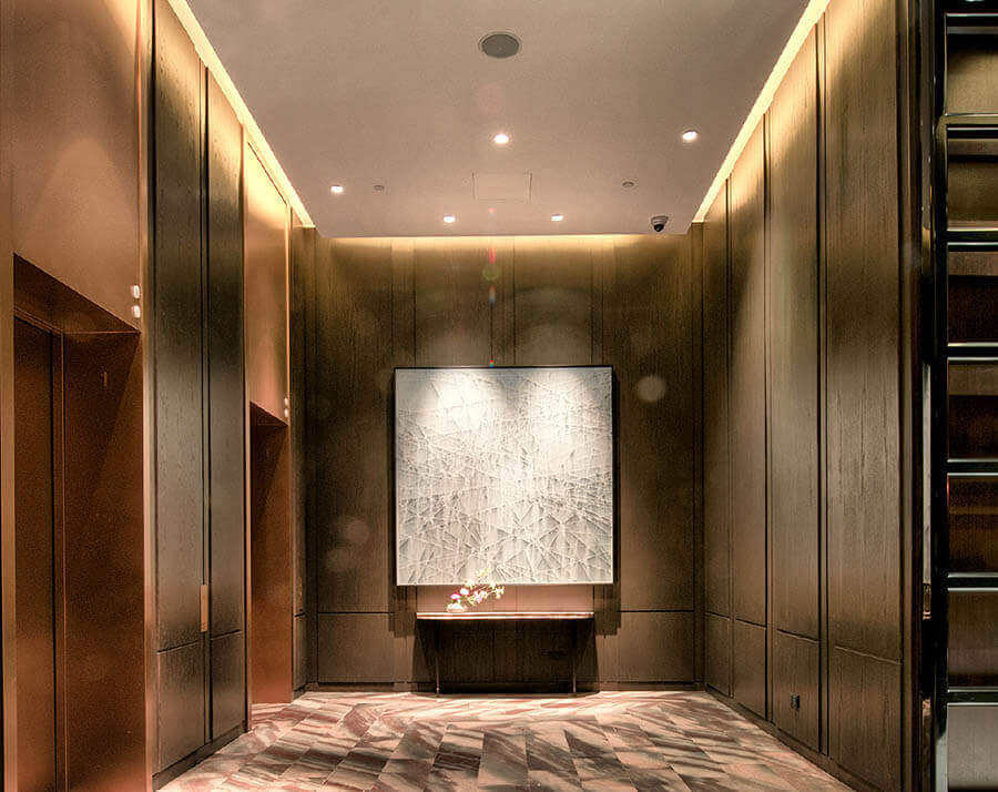 高端宾馆电梯间照明设计公司