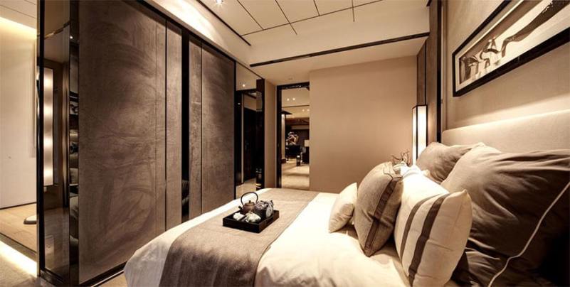新中式卧室照明设计案例