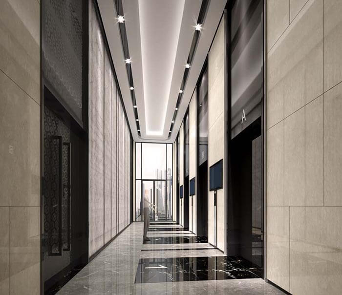 电梯厅灯光设计