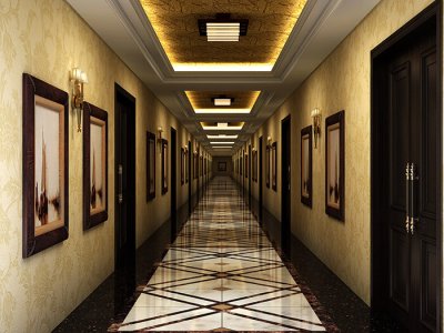 星级酒店客房走廊灯光设计 方案 公司