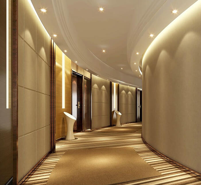 酒店客房走廊灯光设计