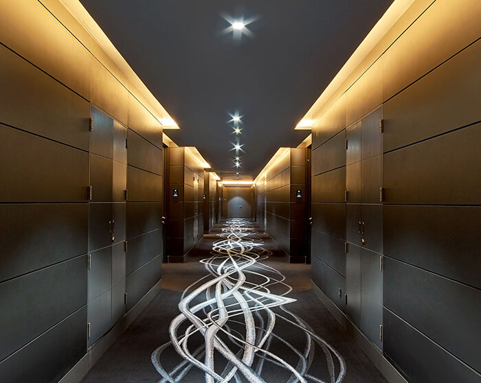 酒店客房走廊灯光设计公司