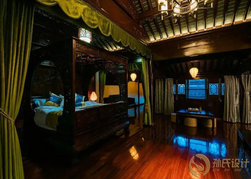 苏州园林式酒店墨客园灯光设计方案